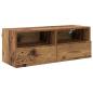 Preview: TV-Wandregale 2 pcs Altholz 80 x 30 x 30 cm Holzwerkstoff