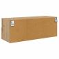 Preview: TV-Wandregal Artisan-Eiche 80 x 30 x 30 cm Holzwerkstoff