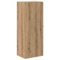 Preview: TV-Wandregal Artisan-Eiche 40,5 x 30 x 102 cm Holzwerkstoff