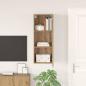 Preview: TV-Wandregal Artisan-Eiche 40,5 x 30 x 102 cm Holzwerkstoff
