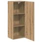Preview: TV-Wandregal Artisan-Eiche 40,5 x 30 x 102 cm Holzwerkstoff