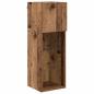 Preview: Wandmontierter TV Schrank Altholz 30,5 x 30 x 90 cm