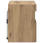 Preview: TV-Wandregal Artisan-Eiche 40 x 30 x 40 cm Holzwerkstoff