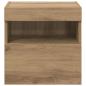 Preview: TV-Wandregale 2 pcs Artisan-Eiche 40 x 30 x 40 cm Holzwerkstoff