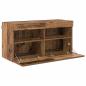 Preview: TV-Wandregal Wandmontiert Altholz 80 x 30 x 40 cm Holzwerkstoff