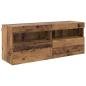 Preview: TV-Wandregal Altholz 100 x 30 x 40 cm Holzwerkstoff