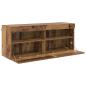 Preview: TV-Wandregal Altholz 100 x 30 x 40 cm Holzwerkstoff