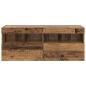 Preview: TV-Wandregal Altholz 100 x 30 x 40 cm Holzwerkstoff