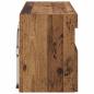 Preview: TV-Wandregal Altholz 100 x 30 x 40 cm Holzwerkstoff
