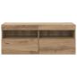 Preview: TV-Wandregal Artisan-Eiche 100 x 30 x 40 cm Holzwerkstoff