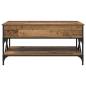 Preview: Couchtisch Altholz 100 x 50 x 50 cm Holzwerkstoff