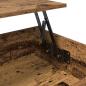 Preview: Couchtisch Altholz 100 x 50 x 50 cm Holzwerkstoff