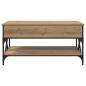 Preview: Couchtisch Artisan-Eiche 100 x 50 x 50 cm Holzwerkstoff