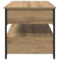 Preview: Couchtisch Artisan-Eiche 85 x 50 x 50 cm Holzwerkstoff