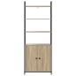 Preview: Bücherregal Sonoma-Eiche 60 x 24 x 161 cm Holzwerkstoff