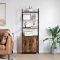 Preview: Bücherregal Geräucherte Eiche 60 x 24 x 161 cm Holzwerkstoff