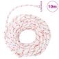 Preview: Starterseil Weiß und Rot Ø6 mm 10 m Nylon