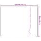 Preview: Statische Fensterfolie Transparent 90 x 1000 cm PVC