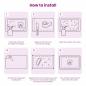 Preview: Statische Fensterfolie Transparent 90 x 1000 cm PVC