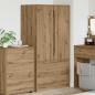 Preview: ARDEBO.de - Badezimmerschrank mit Speicher Artisan-Eiche 79,5 x 49 x 156 cm
