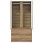 Preview: Badezimmerschrank mit Speicher Artisan-Eiche 79,5 x 49 x 156 cm