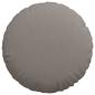 Preview: Sitzkissen 2 pcs Taupe Ø60 x 21 cm Stoff