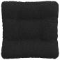 Preview: Sitzkissen 4 pcs Schwarz 40 x 40 x 12 cm Stoff