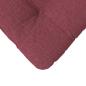 Preview: Sitzkissen 4 pcs Weinrot 40 x 40 x 12 cm Stoff