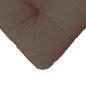 Preview: Sitzkissen 4 Stk. Stoff Braun 40 x 40 x 12 cm