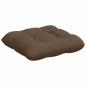 Preview: Sitzkissen 4 Stk. Stoff Braun 40 x 40 x 12 cm