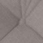 Preview: Sitzkissen 4 pcs Taupe 40 x 40 x 12 cm Stoff