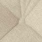 Preview: Sitzkissen 4 pcs Creme 40 x 40 x 12 cm Stoff