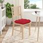 Preview: Sitzkissen 4 pcs Rot 40 x 40 x 12 cm Stoff