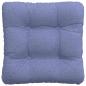 Preview: Sitzkissen 4 Stk. Stoff Jeans blau 40 x 40 x 12 cm