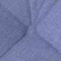 Preview: Sitzkissen 4 Stk. Stoff Jeans blau 40 x 40 x 12 cm