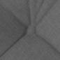 Preview: Sitzkissen 4 pcs Dunkelgrau 45 x 45 x 12 cm Stoff