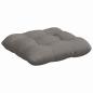 Preview: Sitzkissen 4 pcs Taupe 45 x 45 x 12 cm Stoff