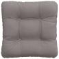 Preview: Sitzkissen 4 pcs Taupe 45 x 45 x 12 cm Stoff