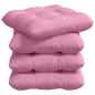 Preview: Sitzkissen 4 pcs Rosa 45 x 45 x 12 cm Stoff