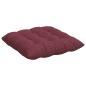 Preview: Sitzkissen 4 stk. Stoff Weinrot 40 x 40 x 6 cm