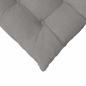 Preview: Sitzkissen 2 pcs Taupe 40 x 40 x 6 cm Stoff