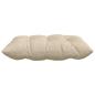 Preview: Sitzkissen 2 pcs Creme 40 x 40 x 6 cm Stoff