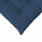 Preview: Sitzkissen 2 pcs Blau 40 x 40 x 6 cm Stoff