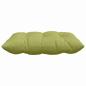 Preview: Sitzkissen 2 pcs Hellgrün 40 x 40 x 6 cm Stoff