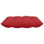 Preview: Sitzkissen 2 pcs Rot 40 x 40 x 6 cm Stoff