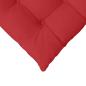 Preview: Sitzkissen 2 pcs Rot 40 x 40 x 6 cm Stoff