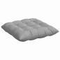 Preview: Sitzkissen 2 pcs Wolkengrau 40 x 40 x 6 cm Stoff