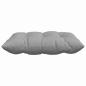 Preview: Sitzkissen 2 pcs Wolkengrau 40 x 40 x 6 cm Stoff