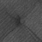 Preview: Sitzkissen 4 pcs Dunkelgrau 40 x 40 x 6 cm Cordstoff
