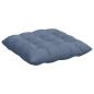 Preview: Sitzkissen 4 pcs Blau 40 x 40 x 6 cm Cordstoff